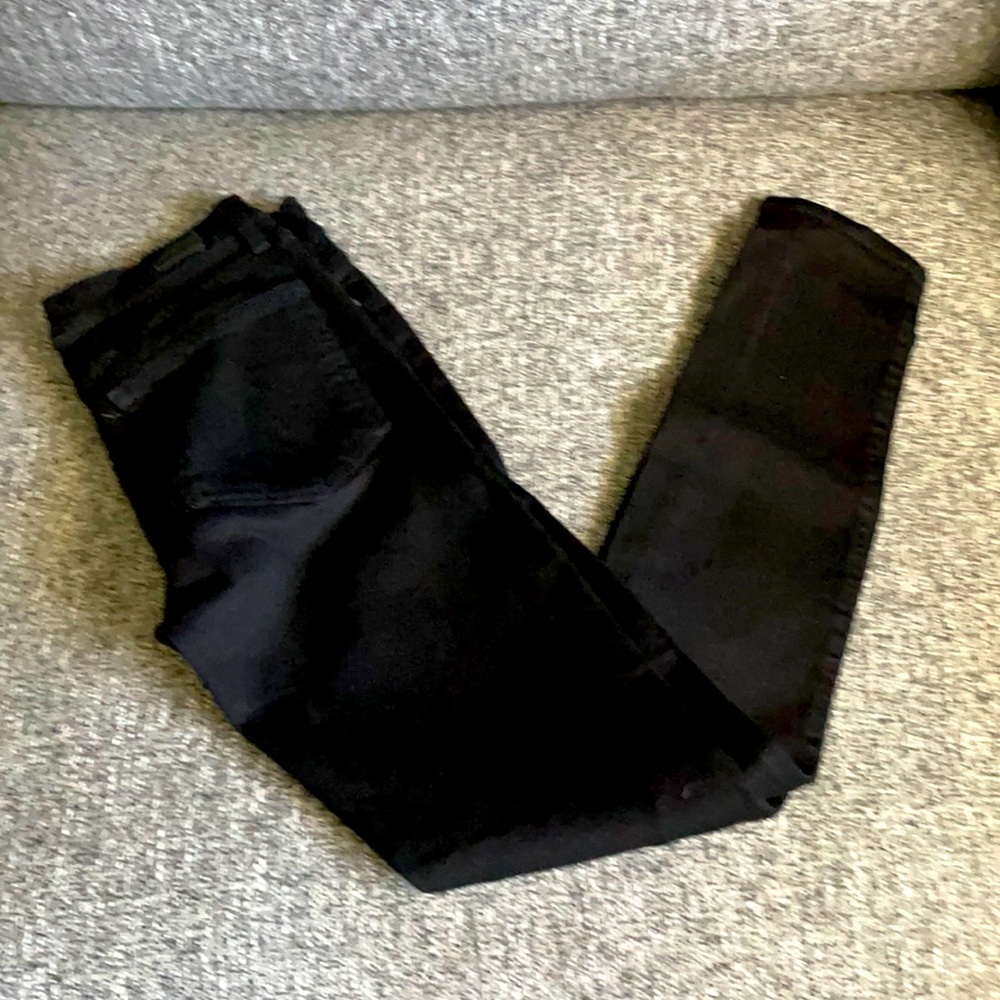 Paige black size 30 stretchy jeans